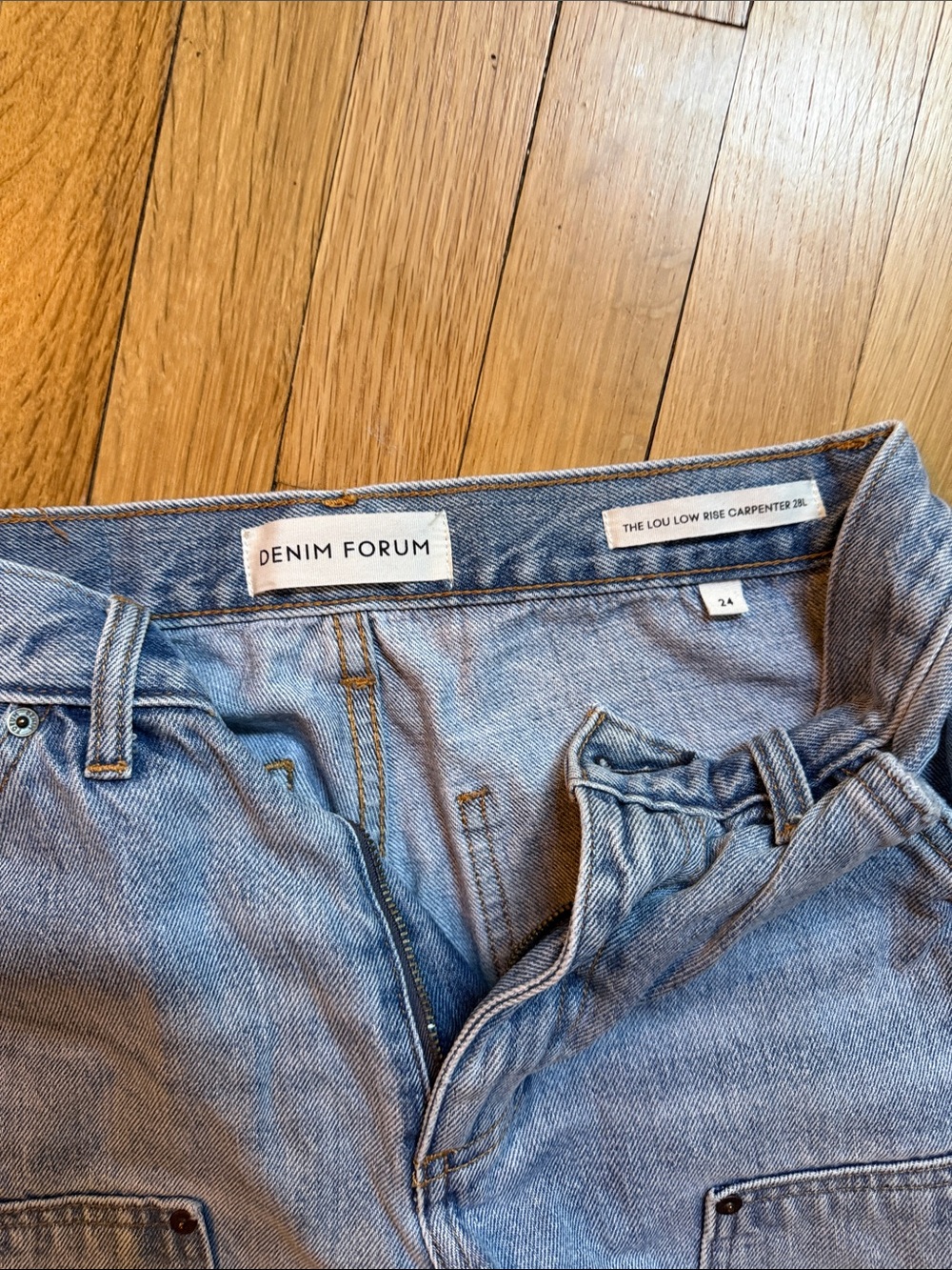 Denim Forum Light Blue Carpenter Jeans